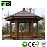 Nature wood easy install WPC pergola