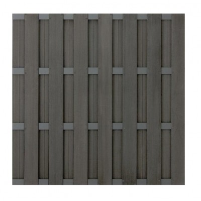 European Style Eco Friendly Wood Plastic Composite Garden Fence For Outdoor Use