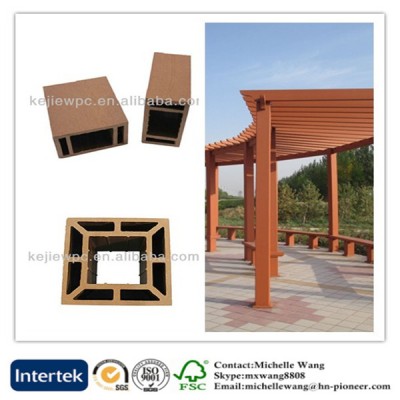 Environmental wood plastic composite WPC pergola, modern pergola