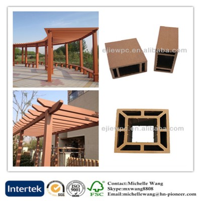 Environmental weather resistant wood plastic composite price pergola, cheap pergola, wpc pergola