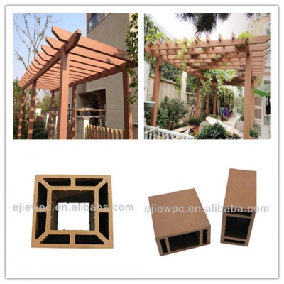 Environmental weather resistant wood plastic composite pergola wood, wpc pergola