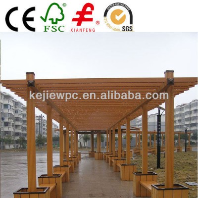 WPC Railing Water Proof ANTI-UV Pest Resistant Pergola WPC Products For Garden Exterior