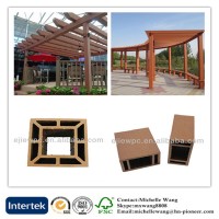 Environmental weather resistant outdoor wood pergola, plastic wood pergola, wpc pergola