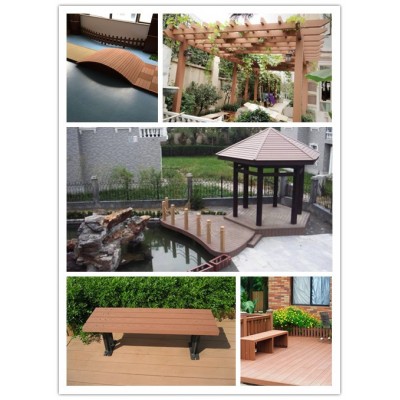 Environmental weather resistant wood plastic WPC wooden garden trestles, trestle legs wood