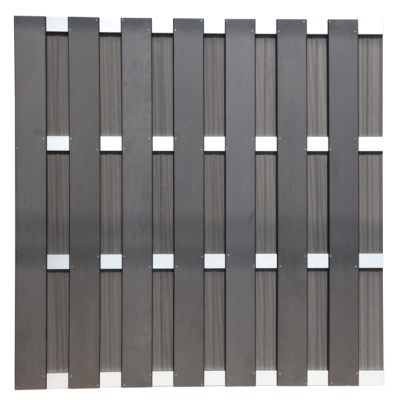 China Factory Cheapest Composite Wood Prices WPC Fence For Outdoor Garden Use